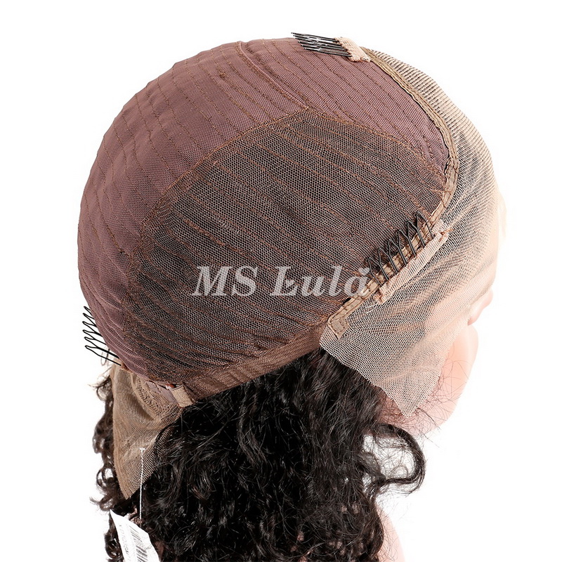Human Hair Deep Wave BOB Lace Front Wig 250% Density - 图片 9